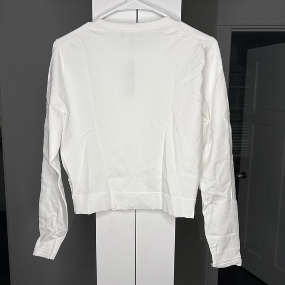 NWT J. Crew New Jackie Cardigan Premium Ultra-fine Cotton Blend White - Picture 3 of 4